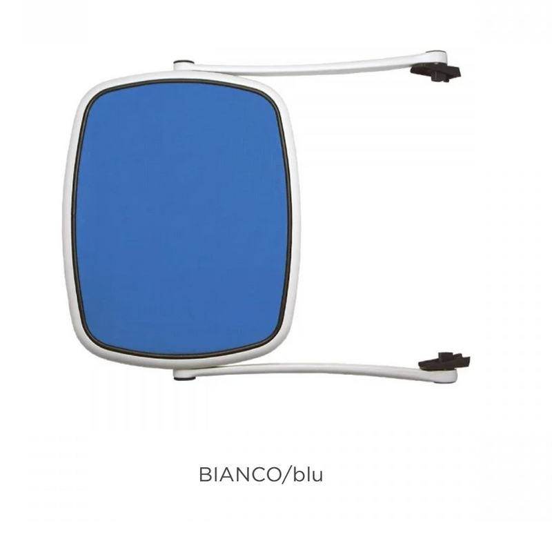 Load image into Gallery viewer, Nardi Alfa Sun Lounger with blue and white parasol shade for outdoor relaxing and sunbathing.