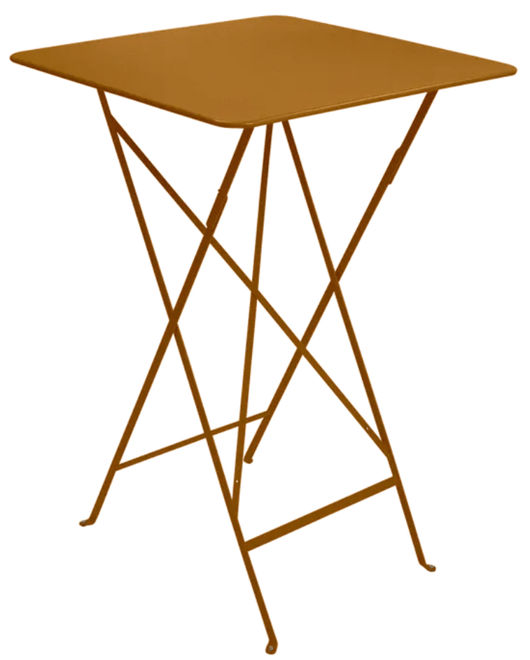 Load image into Gallery viewer, Bistro High Table 71 x 71 cm – Contract Folding Bar Table - Custom Wood DesignsFermob Bistro high table, 71x71 cm, foldable outdoor metal bar table with compact design, suitable for rooftop or outdoor dining.Foldable High Table Ferob Outdoor7932.0Gingerbread
