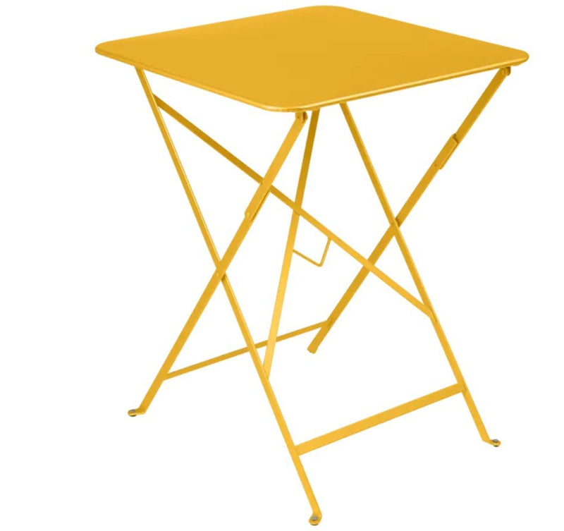 Load image into Gallery viewer, Bistro Table 71x71cm - Custom Wood DesignsFermob foldable bistro table, 71x71cm, outdoor metal table with powder-coated finish, suitable for restaurant or patio use.Foldable Table Ferob Outdoor7930.0Candied Orange