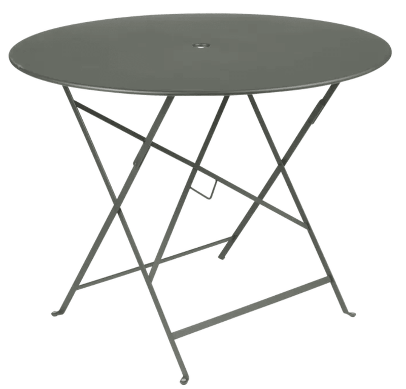 Load image into Gallery viewer, Bistro Table Ø117cm six seater - Custom Wood DesignsFermob round bistro table with a 96cm diameter in Stoem grey, outdoor cafe furniture with powder-coated finish.Round Table Fermob7913.0Willow Green