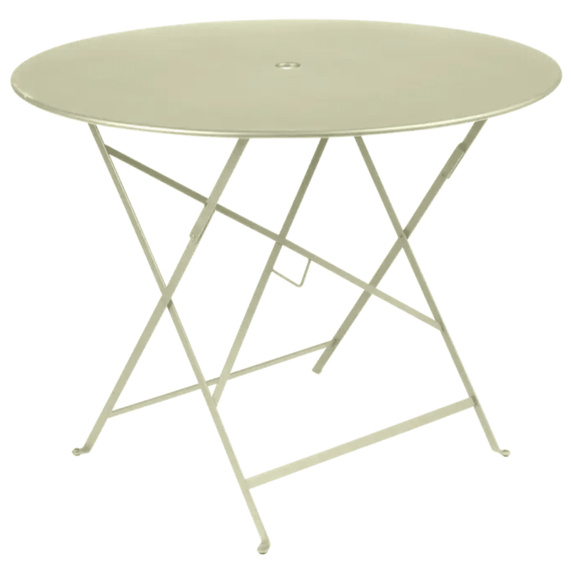 Load image into Gallery viewer, Bistro Table Ø117cm six seater - Custom Wood DesignsWillow green Fermob round bistro table with 96cm diameter, steel construction, suitable for garden or hospitality settings.Round Table Fermob7913.0Willow Green