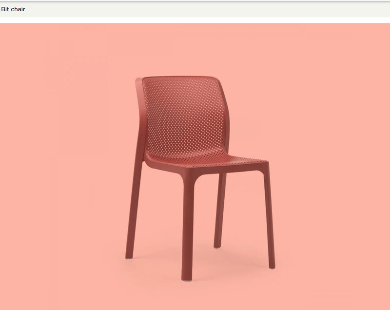 Load image into Gallery viewer, Bit Chair Stackable Chair suits Nardi Net - Custom Wood DesignsBit Chair Stackable Chair suits Nardi NetOutdoor Chair24575161116311salice