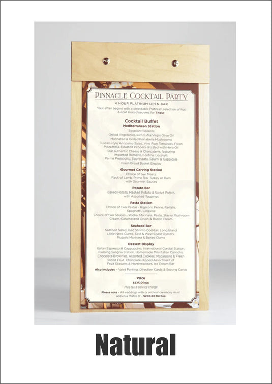 20 x Wooden Clipboard 15x30cm Natural Custom Wood Designs __label: Multibuy black-20-x-wooden-clipboard-15x30cm-53612715868503