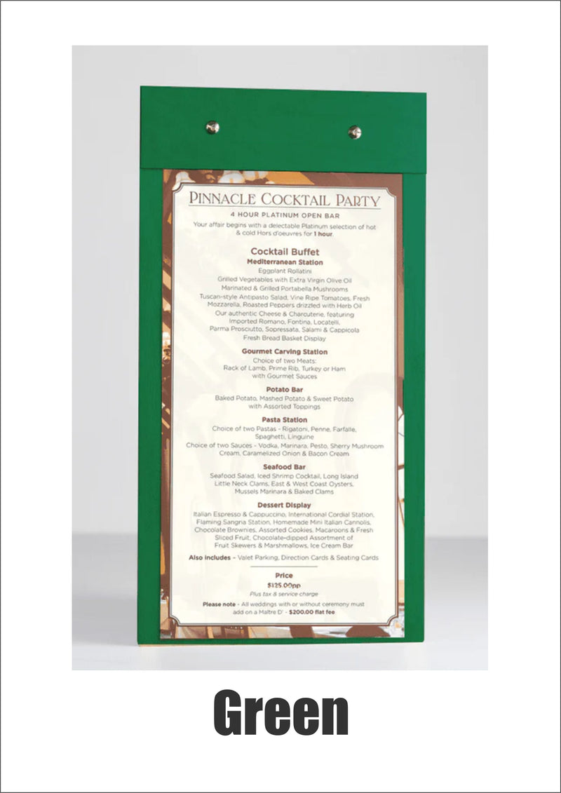 Load image into Gallery viewer, 20 x Wooden Clipboard 15x30cm Green Custom Wood Designs __label: Multibuy black-20-x-wooden-clipboard-15x30cm-53612718031191