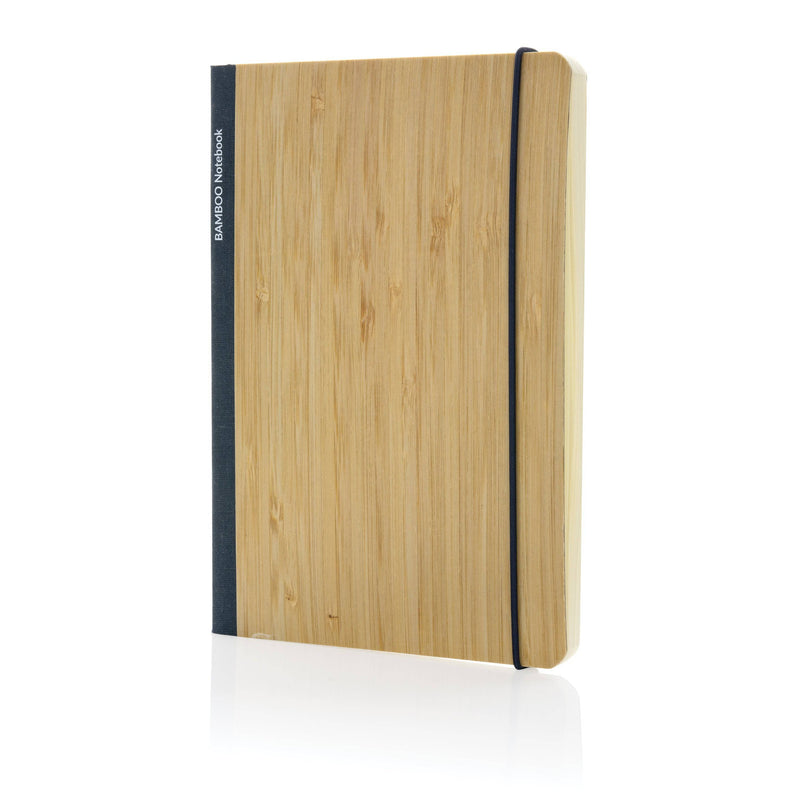 Load image into Gallery viewer, A5 Bamboo Notebook pack of 25 Green Custom Wood Designs __label: Multibuy black-a5-bamboo-notebook-pack-of-25-56106528145751