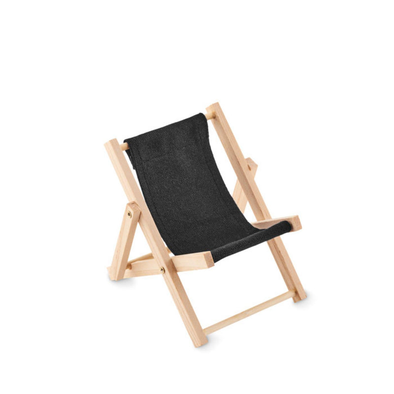 Load image into Gallery viewer, Deckchair phone stand pack of 25 Custom Wood Designs black-deckchair-phone-stand-pack-of-25-53613688914263_22964123-e1e8-47c4-ab26-f8813ed387ab
