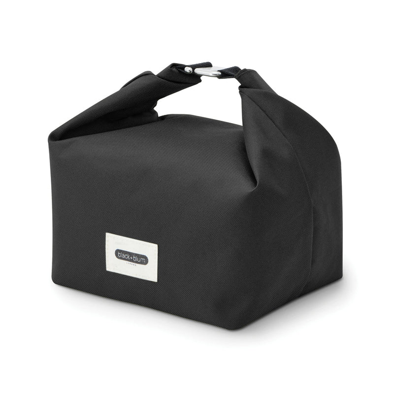 Load image into Gallery viewer, Black+Blum 6.7L insulated Lunch/Cooler Bag - Custom Wood DesignsBlack + Blum insulated 6.7L outdoor lunch cooler bag with black and beige design, featuring a carrying handle and zip closure.OutdoorP439.1801rPETblack