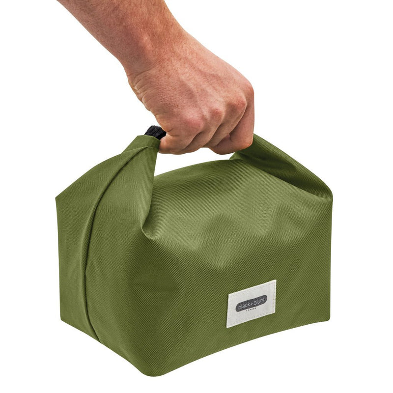 Load image into Gallery viewer, Black+Blum 6.7L insulated Lunch/Cooler Bag - Custom Wood DesignsBlack + Blum 6.7L insulated outdoor lunch and cooler bag with black exterior and durable handles, designed for portable food storage.OutdoorP439.1834rPETmoss