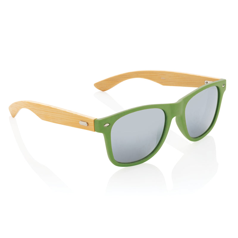 Load image into Gallery viewer, Bamboo wood sunglasses pack of 100 Custom Wood Designs __label: Multibuy blue-bamboo-wood-sunglasses-pack-of-100-53613155221847