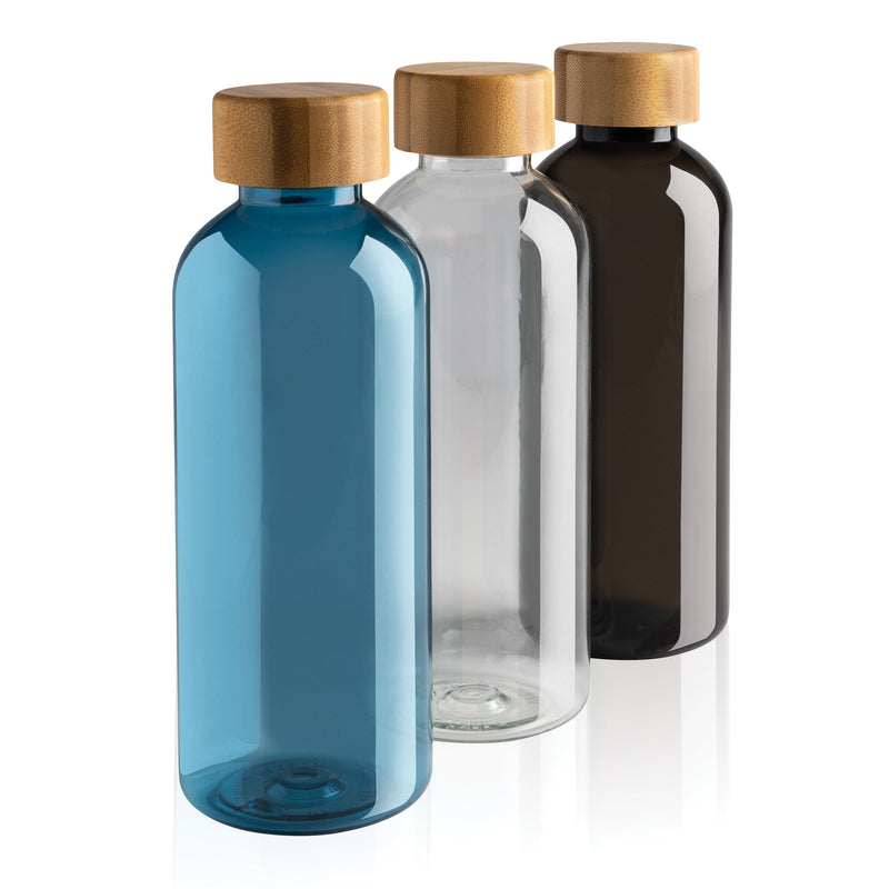 Load image into Gallery viewer, Bottle with bamboo lid 660ml pack of 25 Custom Wood Designs __label: Multibuy blue-bottle-with-bamboo-lid-660ml-pack-of-25-53613701366103