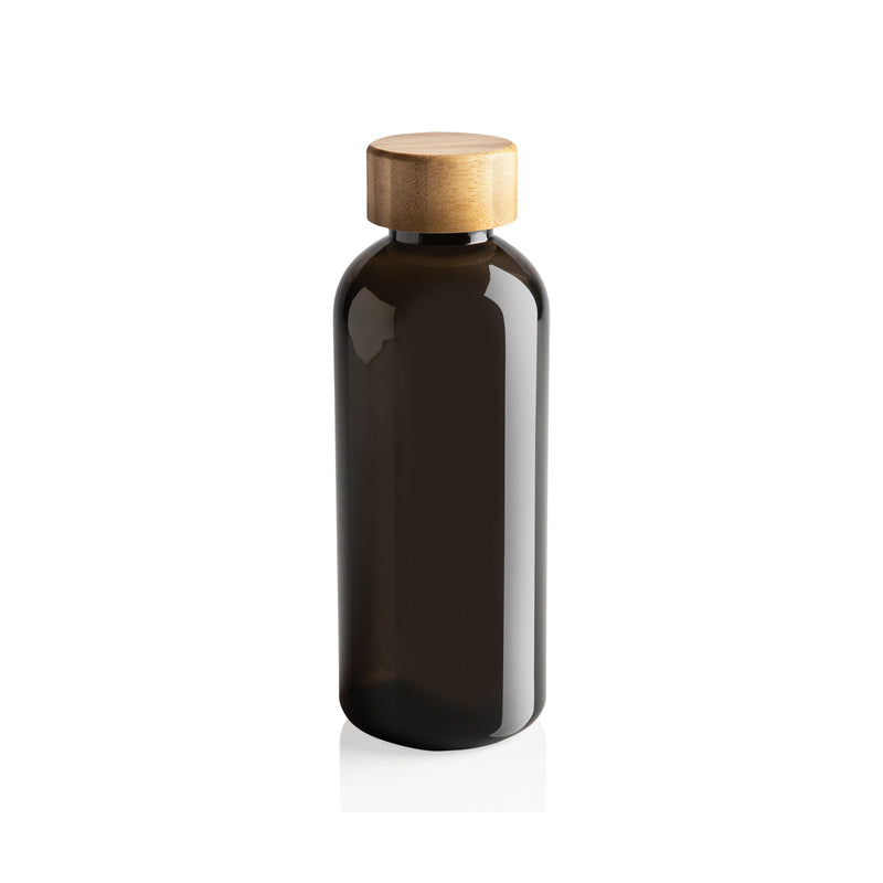 Load image into Gallery viewer, Bottle with bamboo lid 660ml pack of 25 Black Custom Wood Designs __label: Multibuy blue-bottle-with-bamboo-lid-660ml-pack-of-25-53613704839511