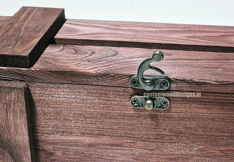 Load image into Gallery viewer, Rustic Bottle Box - Burgundy Single x 25 Bottle box Custom Wood Designs __label: Multibuy Bottle Box gift box Gift Boxes Single bottle box bottle-box-default-title-rustic-bottle-box-burgundy-single-53613453443415