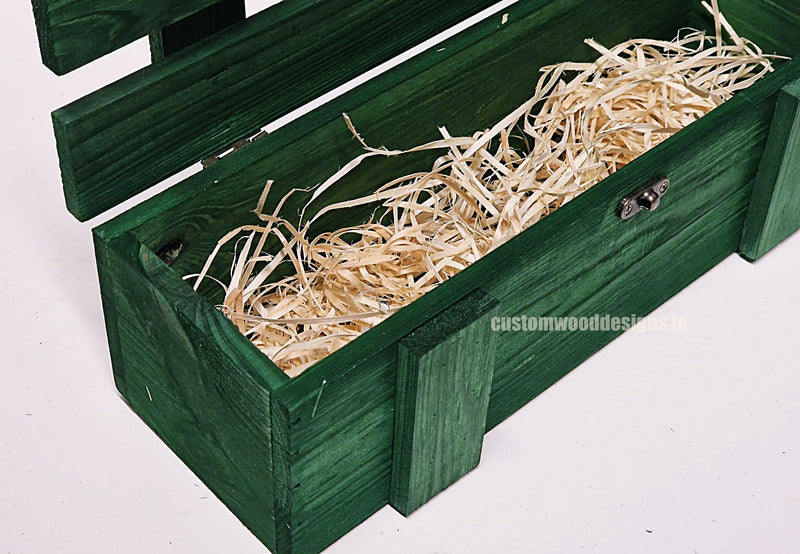 Load image into Gallery viewer, custom-green-engraved-bottle-box