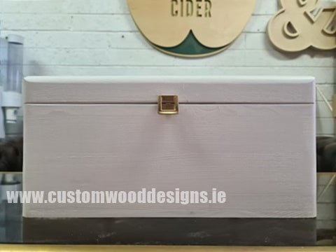 Load image into Gallery viewer, White Wood Box PHW5 37 X 28 X 18 cm Box Painted White pin bedroom deco box box with lid chest container hamper box room deco wall deco wood wooden box-painted-white-default-title-white-wood-box-phw5-37-x-28-x-18-cm-53611816976727