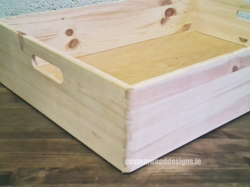 Load image into Gallery viewer, OB6 Pine Wood Box 60 X 40 X 13,5 cm Box with Handle pin bedroom deco box room deco wood wooden box-with-handle-default-title-ob6-pine-wood-box-60-x-40-x-13-5-cm-53611855774039