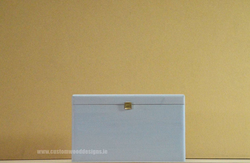 Load image into Gallery viewer, Blue Box Box with Lid pin bedroom deco blue box box box with lid room deco wood wooden box-with-lid-default-title-blue-box-53611824546135