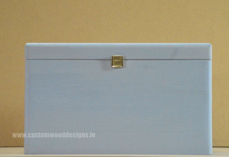Load image into Gallery viewer, Blue Box Box with Lid pin bedroom deco blue box box box with lid room deco wood wooden box-with-lid-default-title-blue-box-53611826938199