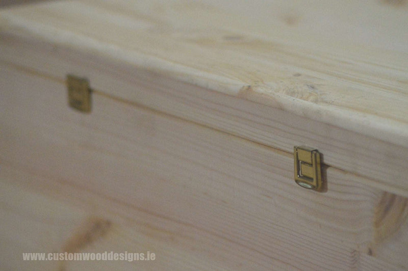 Load image into Gallery viewer, Pine Box MPB4 Box with Lid pin __label: Upload Logo bedroom deco big box big trunk big trunk wood box box with lid chest container crate gift large box open lid pine box room deco solid wood box storage box truk wood wooden box-with-lid-unbranded-pine-box-mpb4-53611996938583