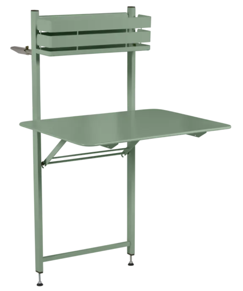 Load image into Gallery viewer, Fermob foldable bistro balcony table with metal construction, ideal for outdoor or small space dining and apartment patios.