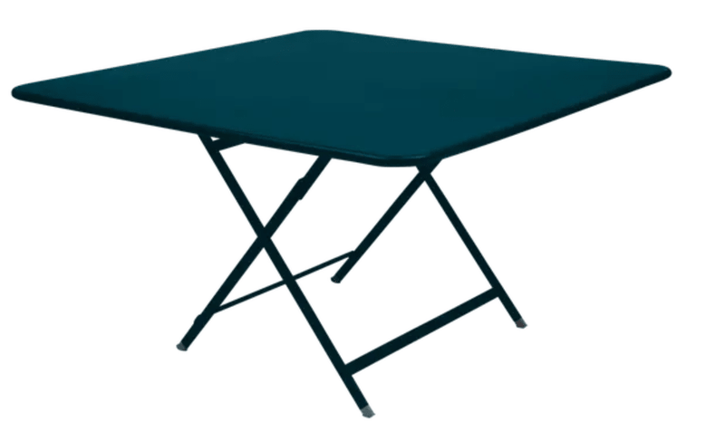 Load image into Gallery viewer, Fermob Caractère foldable outdoor table, 128x128 cm, eight-seater, with a modern design, ideal for outdoor dining and gatherings.