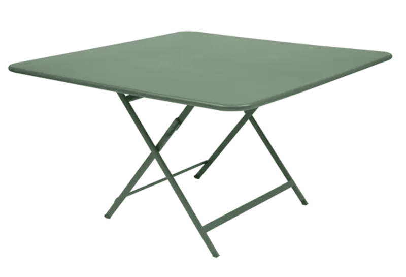 Load image into Gallery viewer, Fermob Caractère foldable outdoor table, 128x128 cm, eight-seater with cactus design, perfect for outdoor dining and gatherings.