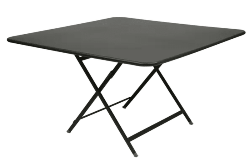 Load image into Gallery viewer, Fermob Caractère outdoor foldable eight-seater table, 128x128 cm, with a sleek design and sturdy construction for outdoor dining.