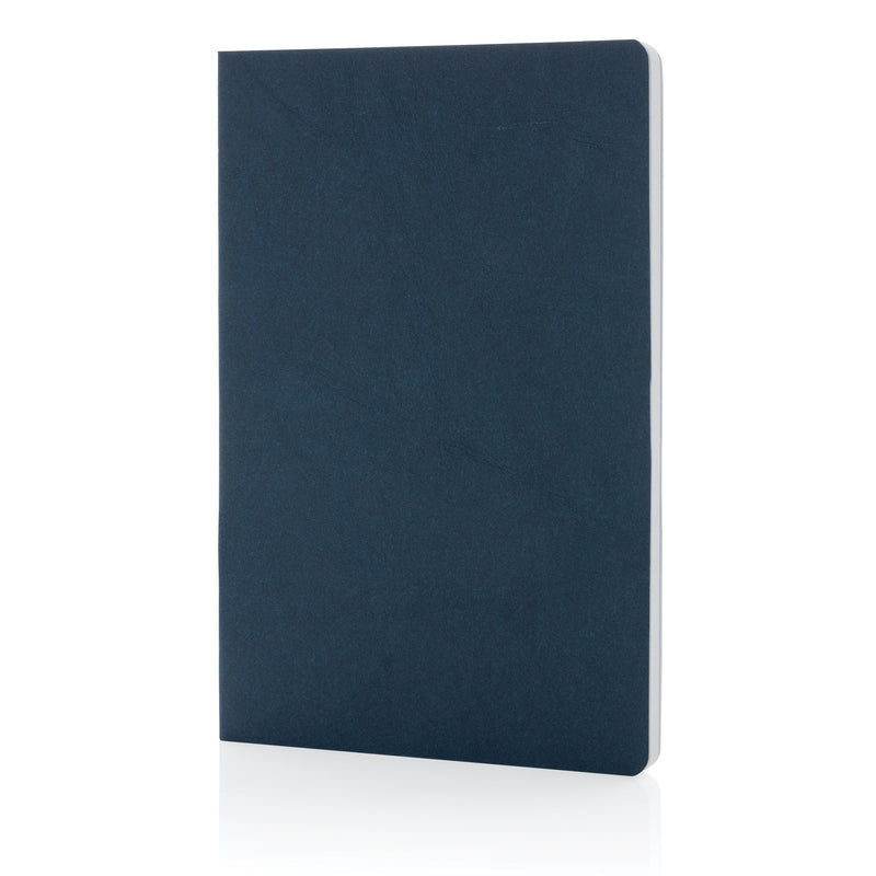 Load image into Gallery viewer, Recycled A5 paper notebook pack of 100 Blue Custom Wood Designs __label: Multibuy cherry-red-recycled-a5-paper-notebook-pack-of-100-53367748428119