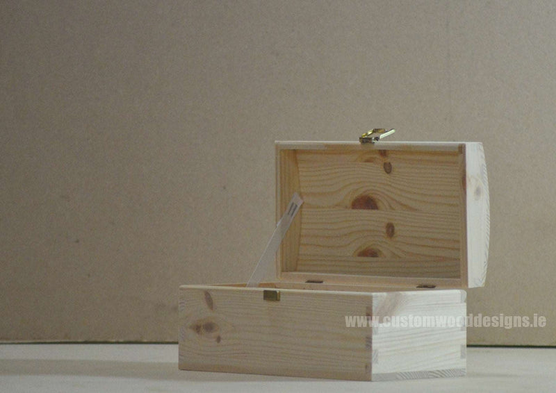 Load image into Gallery viewer, Pine Wood Chest CB1 23X13X12 cm Chest Box pin chest lock lockable box small trunk chest-box-unbranded-pine-wood-chest-cb1-23x13x12-cm-49180144828759