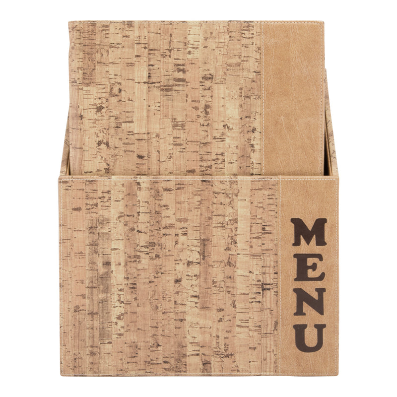 Load image into Gallery viewer, 20 x Polyurethane Menu Cover Cork Custom Wood Designs __label: Multibuy cork-20-x-polyurethane-menu-cover-53612720816471
