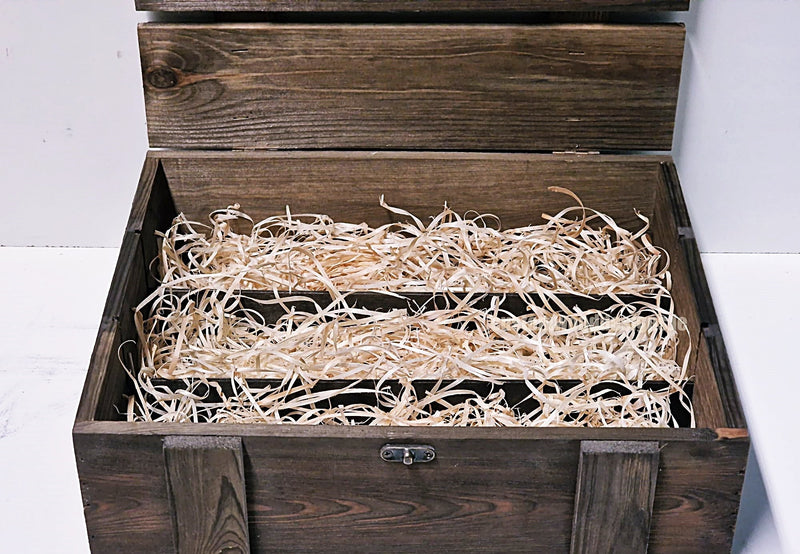 Load image into Gallery viewer, Rustic 3 Bottle Box - Brown x 25 Corporate Gift Box with Wood Wool Custom Wood Designs __label: Multibuy box corporate gift hamper triple wine box wood wool corporate-gift-box-with-wood-wool-1-rustic-3-bottle-box-brown-x-25-53612200264023
