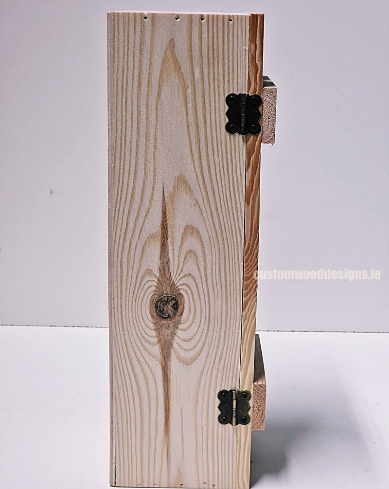 Load image into Gallery viewer, Rustic Bottle Box - Natural Single x 25 Corporate Gift Box with Wood Wool Custom Wood Designs __label: Multibuy gift gift box single box wine box wood wool corporate-gift-box-with-wood-wool-1-rustic-bottle-box-natural-single-53612188238167