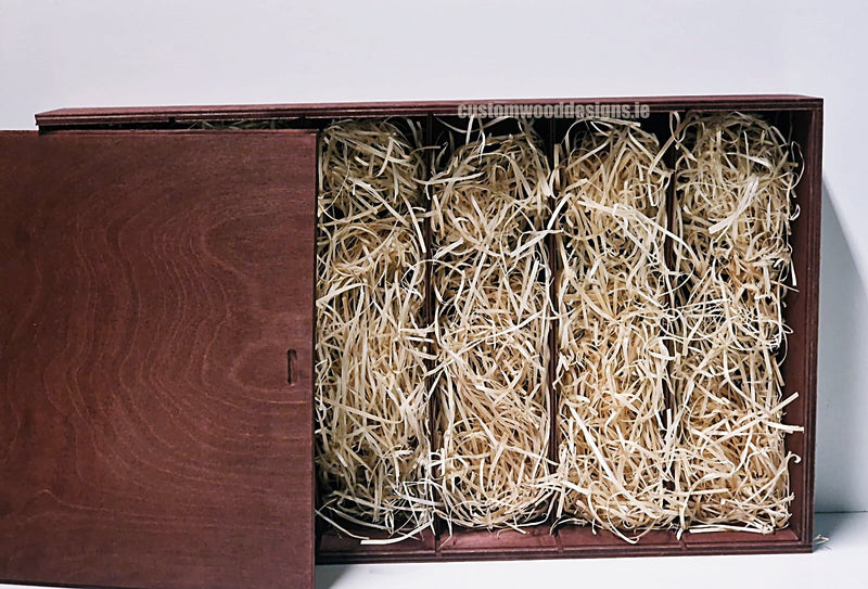 Load image into Gallery viewer, Sliding Lid 6 Bottle Box - Burgundy x 25 Corporate Gift Box with Wood Wool Custom Wood Designs box corporate gift hamper triple wine box wood wool corporate-gift-box-with-wood-wool-25-sliding-lid-6-bottle-box-burgundy-x-25-52627048202583