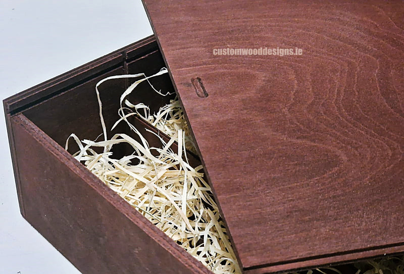Load image into Gallery viewer, Sliding Lid 6 Bottle Box - Burgundy x 25 Corporate Gift Box with Wood Wool Custom Wood Designs box corporate gift hamper triple wine box wood wool corporate-gift-box-with-wood-wool-25-sliding-lid-6-bottle-box-burgundy-x-25-53613516226903