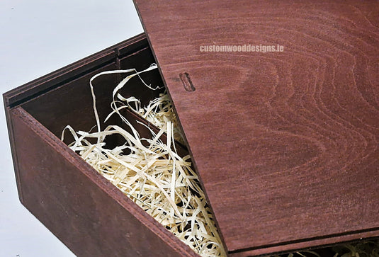 Sliding Lid 6 Bottle Box - Burgundy x 25 Corporate Gift Box with Wood Wool Custom Wood Designs box corporate gift hamper triple wine box wood wool corporate-gift-box-with-wood-wool-25-sliding-lid-6-bottle-box-burgundy-x-25-53613516226903