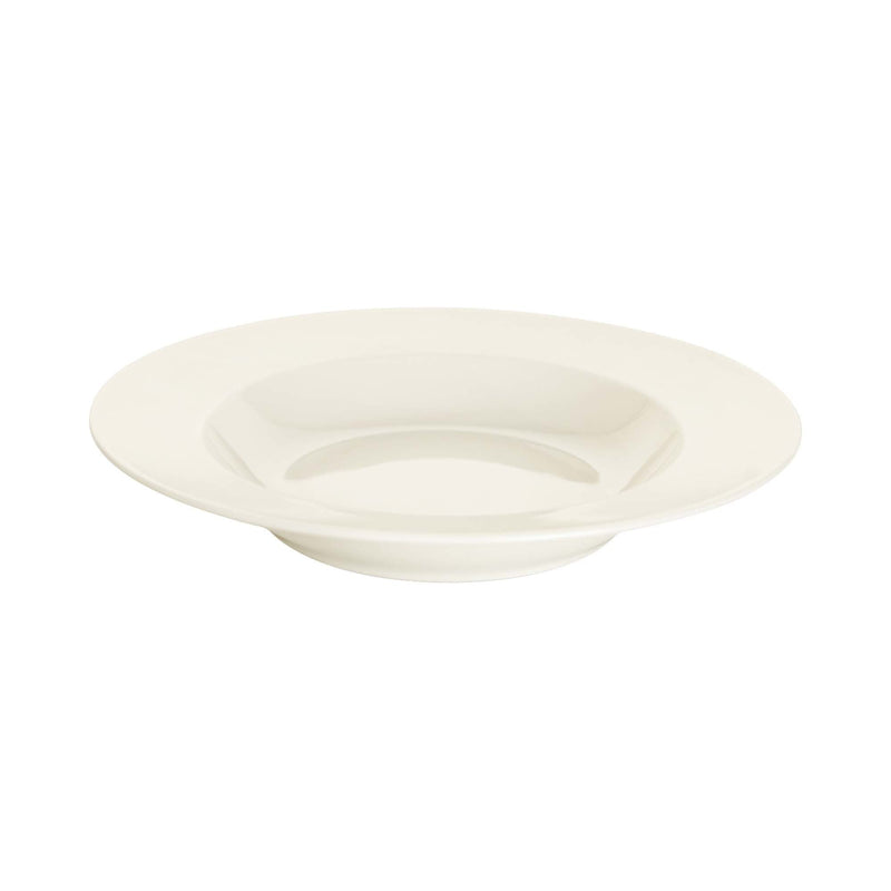 Load image into Gallery viewer, Crema deep plate, 230mm - Custom Wood DesignsDeep 230mm ceramic plate from Fine Dine, showcasing its round shape and elegant design for serving main courses.deep plate770610