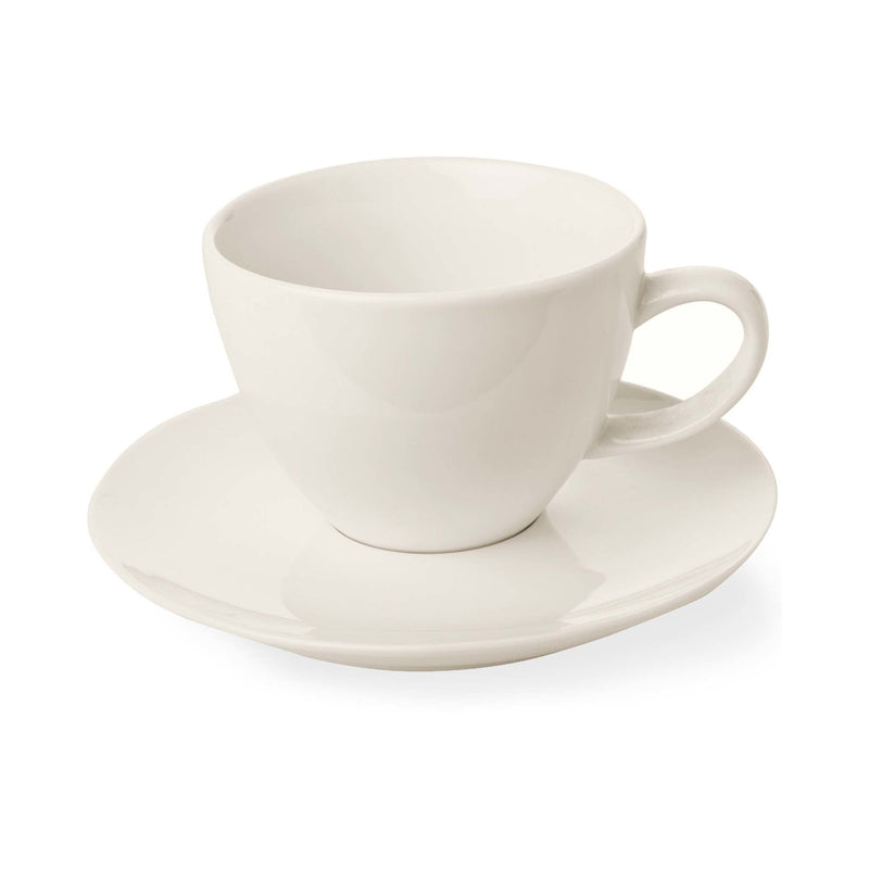 Load image into Gallery viewer, Crema elegant cup with saucer, 70ml - Custom Wood DesignsFine Dine Crema elegant espresso cup with matching saucer, 70ml, featuring a sleek design ideal for stylish coffee servings.espresso cup770399