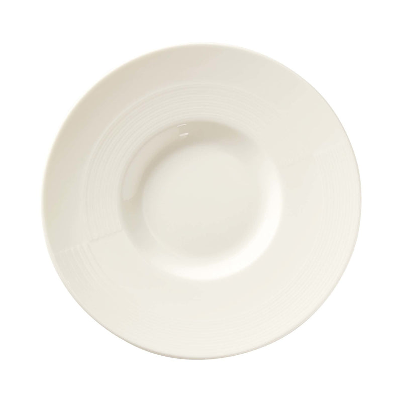 Load image into Gallery viewer, Crema presentation plate, 318mm - Custom Wood DesignsFine Dine Crema presentation plate, 318mm, showcasing a sleek, elegant design perfect for serving dishes in a professional setting.presentation plate770375