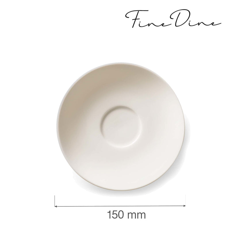 Load image into Gallery viewer, Crema saucer - Custom Wood DesignsFine Dine crema saucer with elegant ceramic design, perfect for holding espresso cups and enhancing table presentation.saucer770740