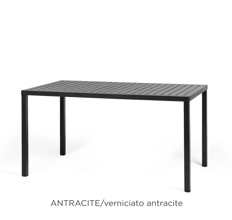 Load image into Gallery viewer, Cube 140x80 Contract Table Nardi - Custom Wood DesignsNardi Cube 140x80 outdoor contract table with antracite finish, ideal for restaurant or outdoor dining settings.Cube Table Outdoor24575218422551Antracite