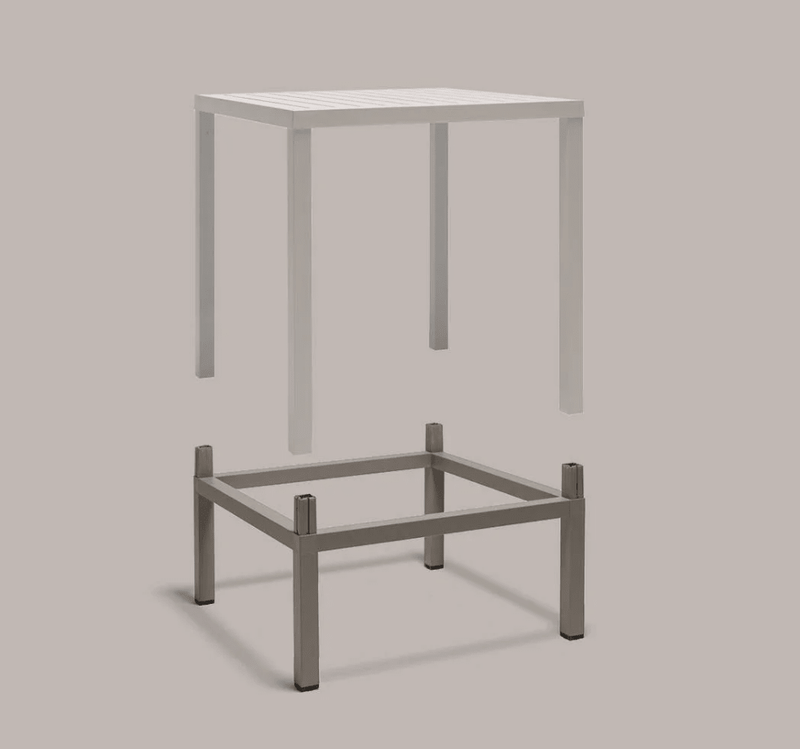 Load image into Gallery viewer, Cube 70 Height Extension Kit - Custom Wood DesignsNardi Cube 70 height extension kit for Nardi table, showing the adjustable extension components on a modern office table.Nardi Table Kit24575217594071Bianco
