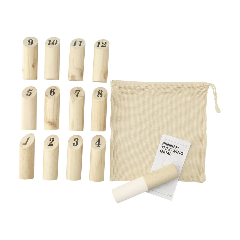 Load image into Gallery viewer, Finnish Throwing Game pack of 10 Custom Wood Designs __label: Multibuy customwooddesignsfinnishthrowinggame