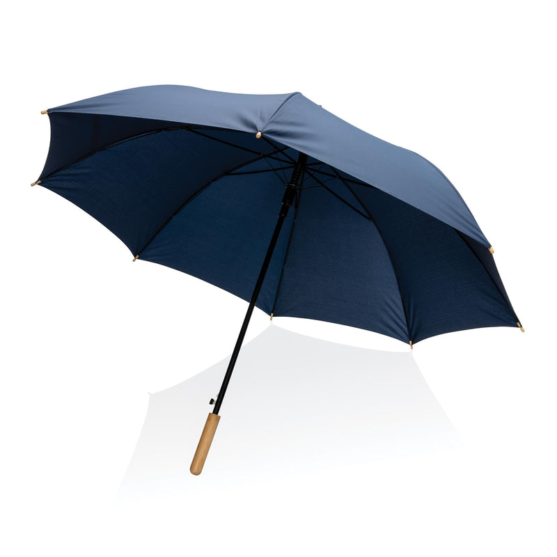 Load image into Gallery viewer, 27&quot; bamboo handle umbrella pack of 12 Dark Blue Custom Wood Designs __label: Multibuy dark-blue-27-bamboo-handle-umbrella-pack-of-12-53613417136471
