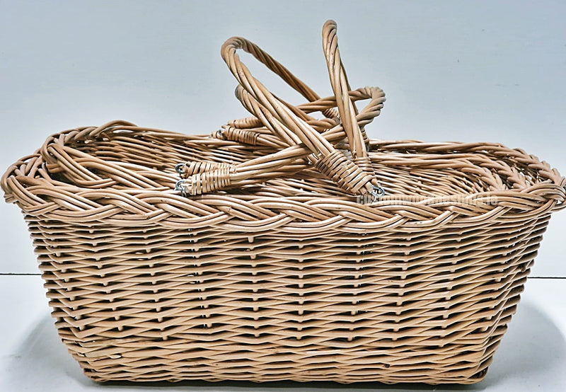 Load image into Gallery viewer, 10 x Market/Shop Basket - 16hx43x33 Custom Wood Designs __label: Multibuy default-title-10-x-market-shop-basket-16hx43x33-53612543803735