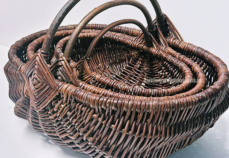 Load image into Gallery viewer, 10 x Shop Basket 4.2 - 56hx53x38 Custom Wood Designs __label: Multibuy default-title-10-x-shop-basket-4-2-56hx53x38-53612630311255