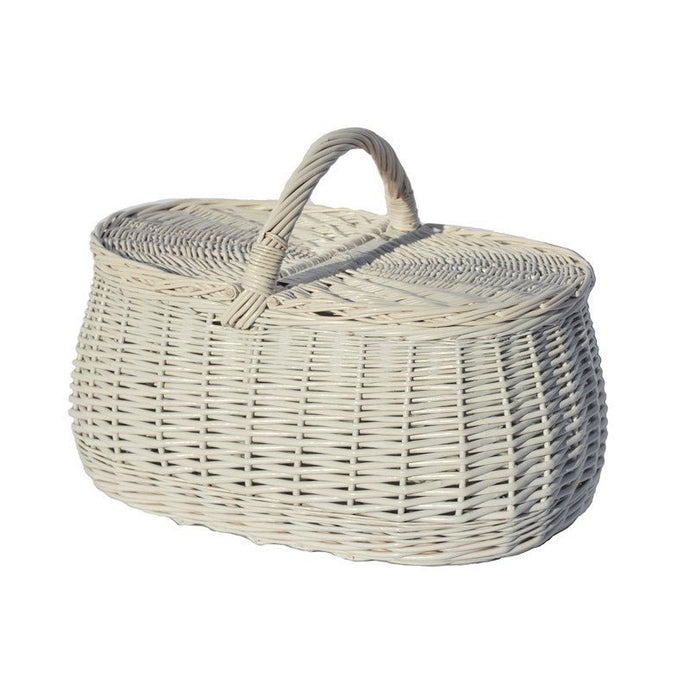 10 x White Wood Picnic Basket - 33hx38x24 Custom Wood Designs __label: Multibuy default-title-10-x-white-wood-picnic-basket-33hx38x24-53612529025367