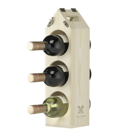 Load image into Gallery viewer, 2 in 1 gift box and wine rack Custom Wood Designs default-title-2-in-1-gift-box-and-wine-rack-53612229525847
