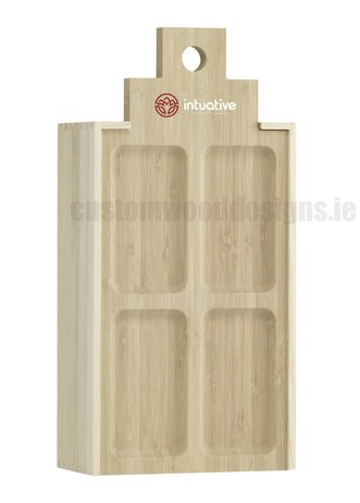 Load image into Gallery viewer, 2 in 1 Wooden Wine gift box and Food Board Custom Wood Designs default-title-2-in-1-wooden-wine-gift-box-and-food-board-53612241092951