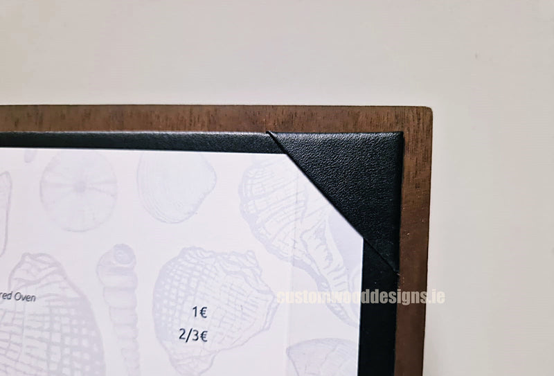Load image into Gallery viewer, 20 x A4 Walnut Album Menu Securit __label: Multibuy default-title-20-x-a4-walnut-album-53612746998103