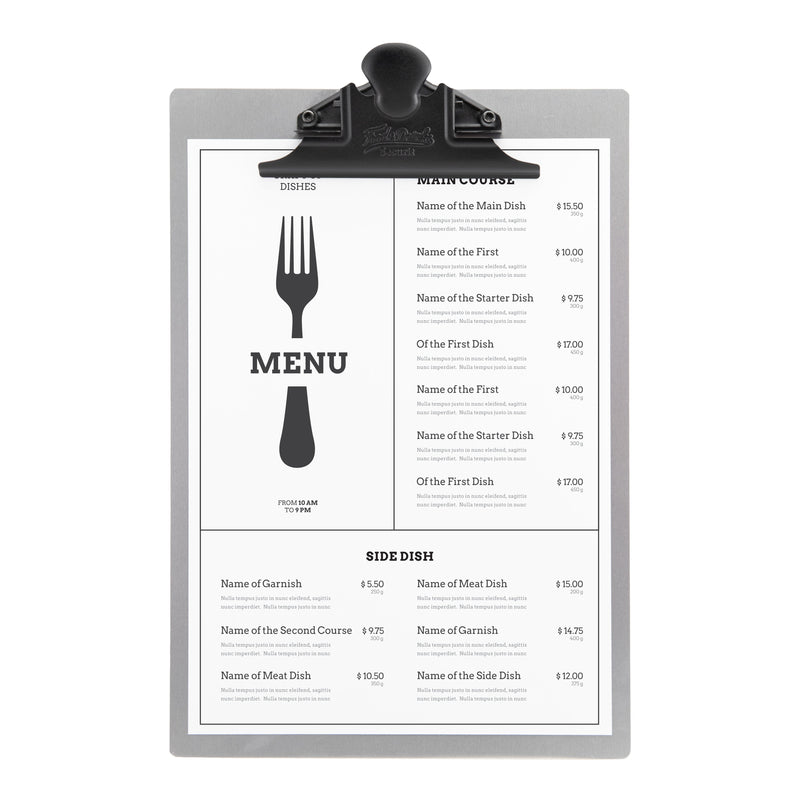 Load image into Gallery viewer, 20 x Metal Clipboard 33x23cm Securit __label: Multibuy default-title-20-x-metal-clipboard-33x23cm-53612756009303