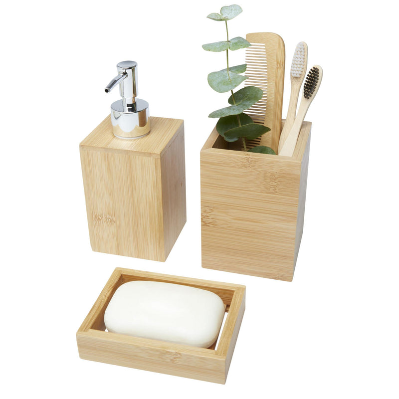 Load image into Gallery viewer, 3 piece bathroom set pack of 25 Custom Wood Designs __label: Multibuy __label: Upload Logo default-title-3-piece-bathroom-set-pack-of-25-53612887933271
